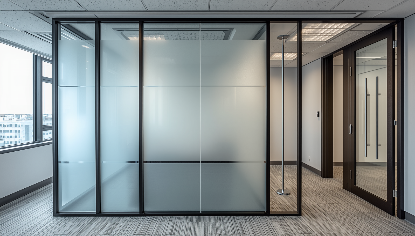 Gypsum partition wall installation
